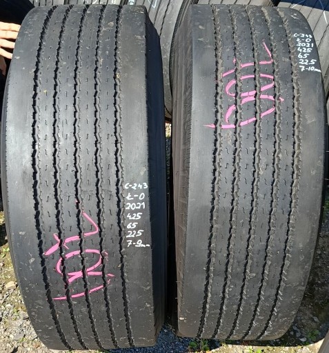 425/65R22.5 (C243) FIRESTONE TSP3000. 10 χιλιοστά