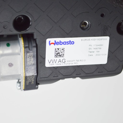 3G5877795 AUDI Ηλιοροφή