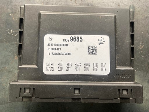 BCM MODULE CHEVROLET 13599685 813086121