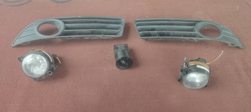 VW Polo 9N FL ανυψωτικός προφυλακτήρας προφυλακτήρα μπροστά + αλογόνα + διακόπτης φωτός