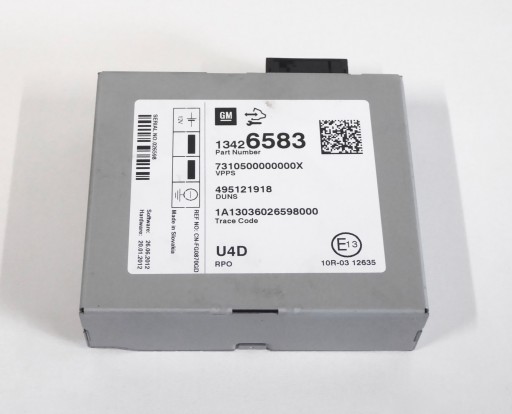 U4D MODULE 13426583 OPEL ZAFIRA C TOURER
