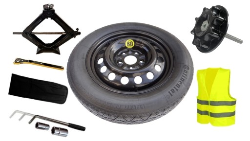 Ο τροχός πρόσβασης Nissan Juke και το Leaf I 125/90R16 + κιτ αντικατάστασης τροχών