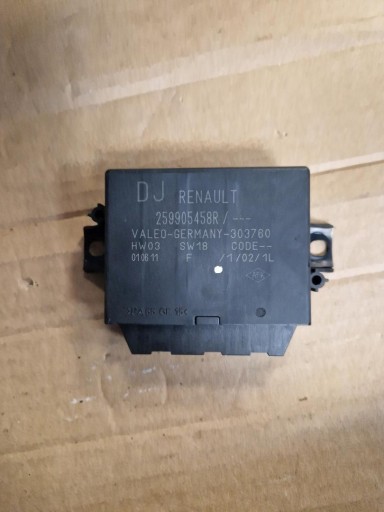 PDC MODULE RENAULT MEGANE III 9801862580