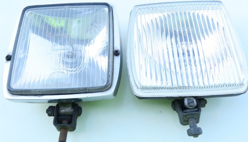 HALOGENS HELLA CUBE CHROME VW OPEL MERCEDES BMW