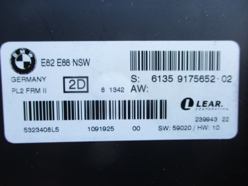 Μονάδα οδήγησης BMW e82 e88 light