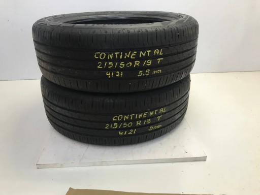 OPONA OPONY CONTINENTAL ECOCONTACT 6 215/50 R19 93T 5,5 MM 2021