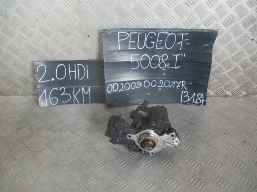 POMPA WTRYSKOWA WYSOKIEGO CIŚNIENIA 9678086680 PEUGEOT 5008 2.0 HDI 09-12 R