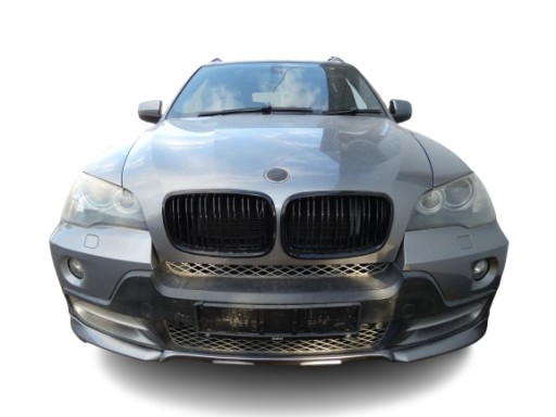 BMW X5 E70 ZDERZAK AERO MASKA BŁOTNIKI PRZÓD KOMPLETNY SPACEGRAU A52/7
