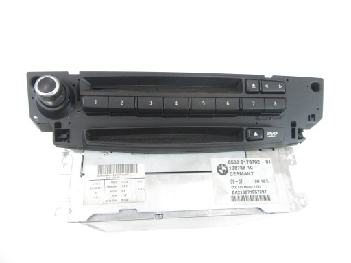 Πλοήγηση CCC Πίνακας ανάγνωσης ραδιοφώνου DVD Navi BMW 5 e60 e61 LIFT LCI μενού PL
