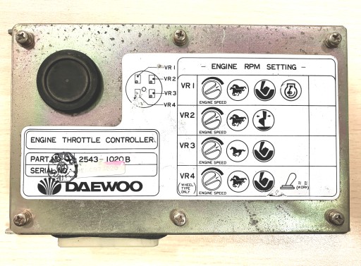 Ελεγκτής γκαζιού DAEWOO DOOSAN 2543-1020B