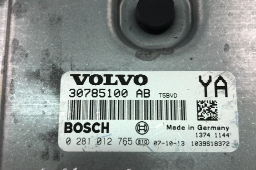 ECU Volvo S80 II (AS) 30785100 AB 2007 Μονάδα ελέγχου κινητήρα 2007