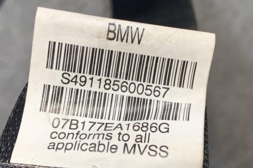 Μπροστινή ζώνη ασφαλείας Δεξιά BMW 5 (E60) 6065400 3.0L Βενζίνη 160kW