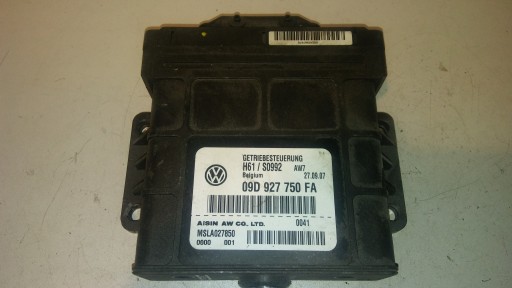 ΕΛΕΓΧΟΣ ΑΥΤΟΜΑΤΟ ΚΙΒΩΤΙΟ VW 3.0 TDI 09D927750FA