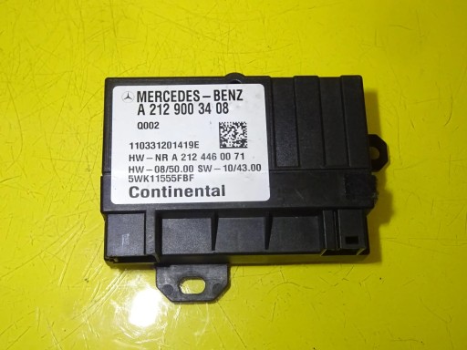 ΜΟΝΑΔΑ ΕΛΕΓΧΟΥ ΑΝΤΛΙΑΣ ΚΑΥΣΙΜΟΥ MERCEDES W204 W212 W218 A2129003408 NR443