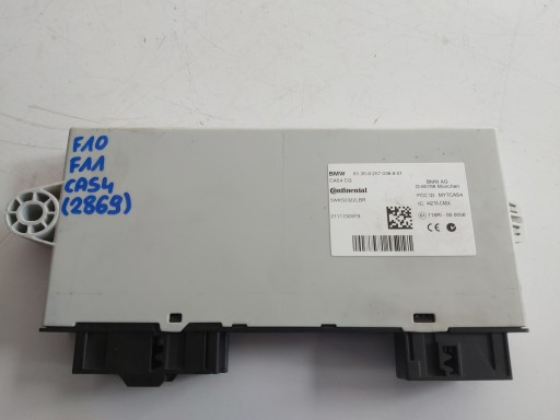 Cas 4 μονάδα ελεγκτή BMW F10 9257038 5WK50322LBR