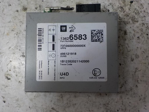 ΜΟΝΑΔΑ ΕΛΕΓΧΟΥ ΣΤΑΘΜΕΥΣΗΣ OPEL ASTRA J PDC 13426583