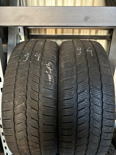 2x χειμερινά ελαστικά Continental 225/55R17C 6mm, πολύ καλή κατάσταση, 2022.