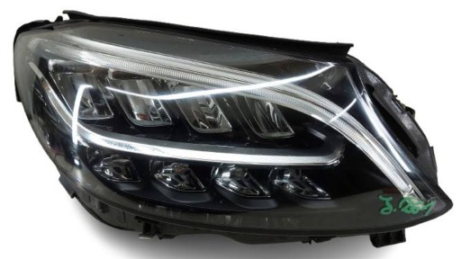 Mercedes-Benz C Class 205 W205 Ανυψώστε το δεξί μπροστινό φανό προβολέα