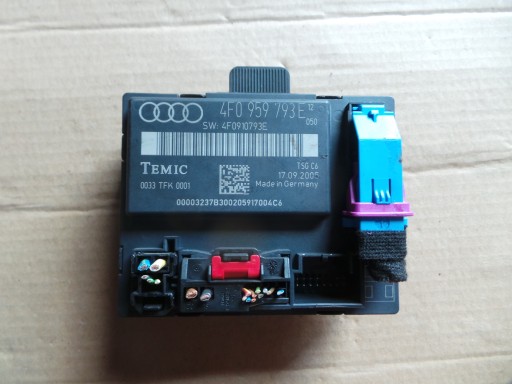 Μονάδα αριστερής μπροστινής πόρτας Audi A6 C6 4F0959793E